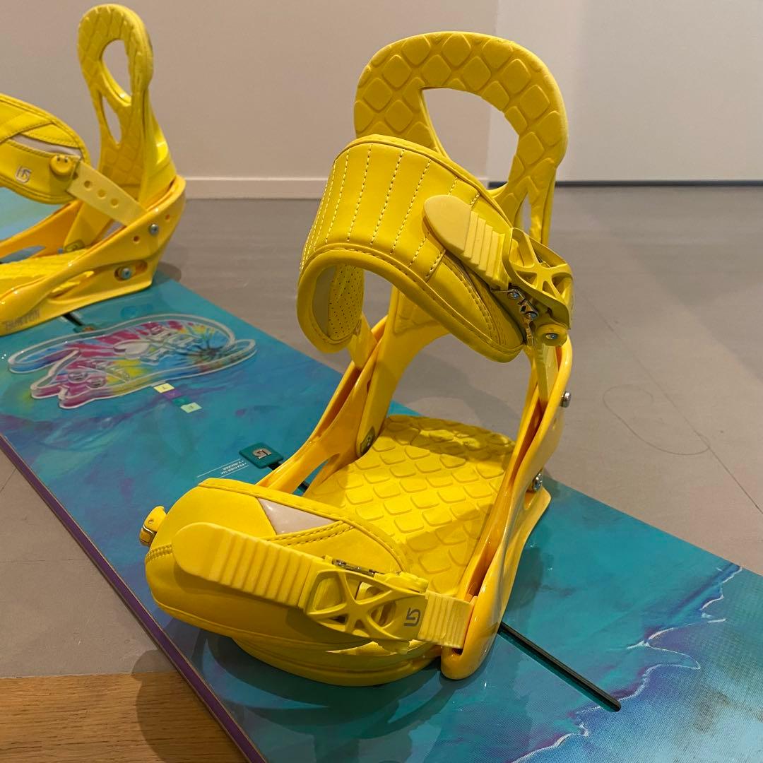 Burton スノーボード 144cm イエロー