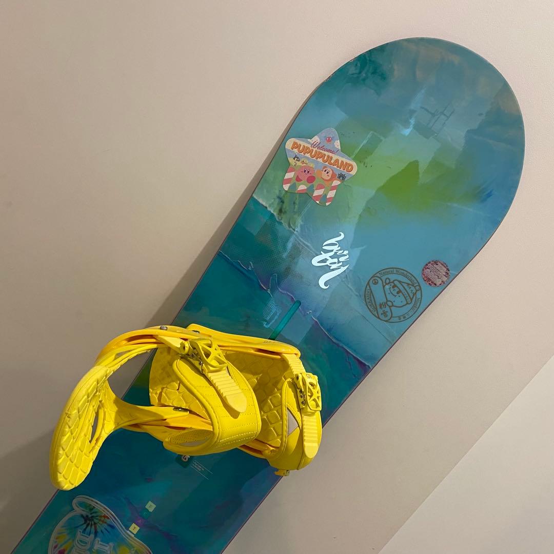 Burton スノーボード 144cm イエロー