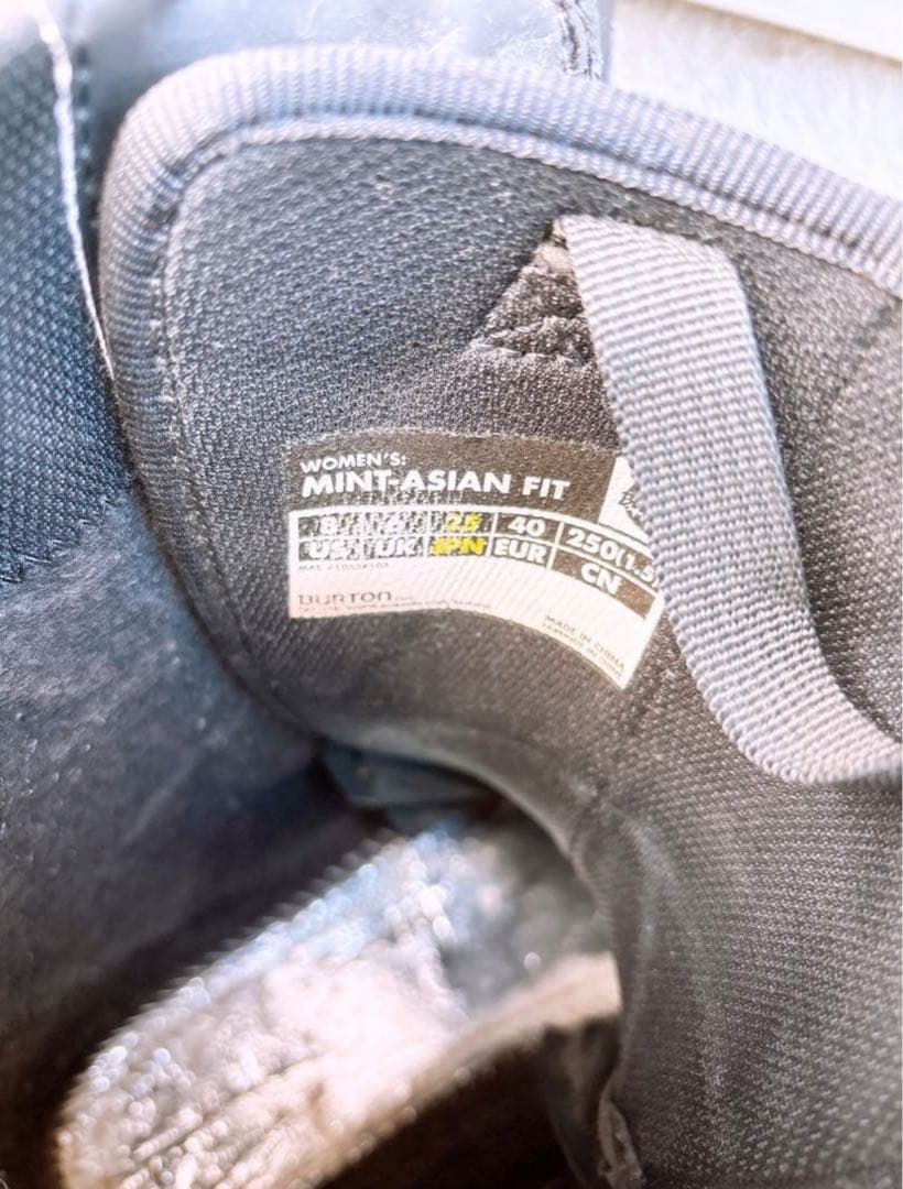 BURTON ウィメンズブーツ 25cm 40サイズ ブラック