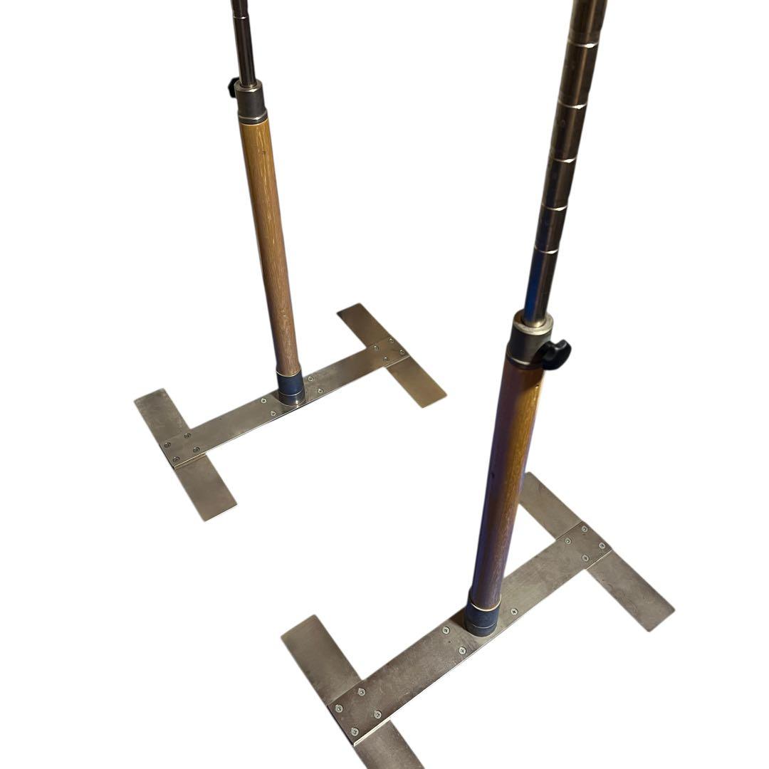 【送料込み】バレエバー 0.9m〜1.2m 5段階調節 家庭用 木製 持ち運び式