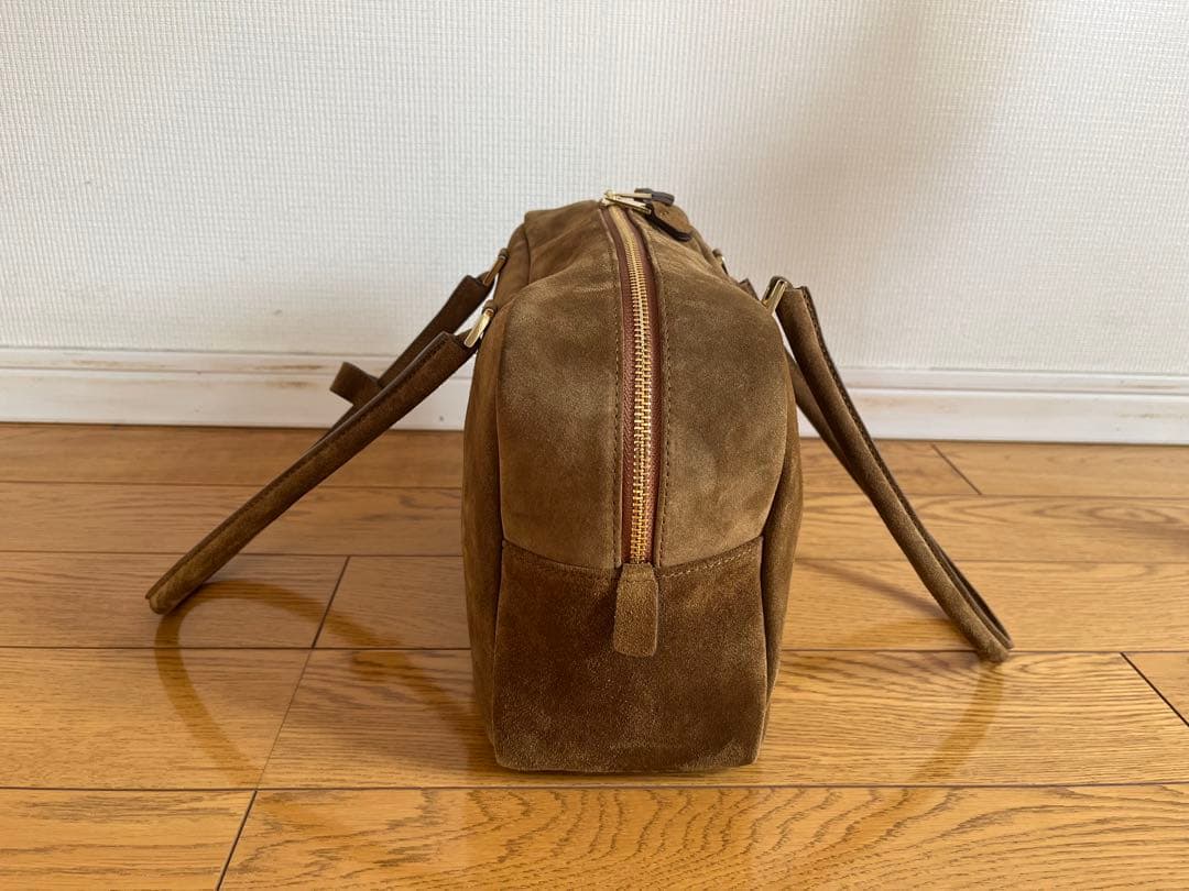 IENA Manuel MILANO マニュエルミラノ スエードボストンバッグ