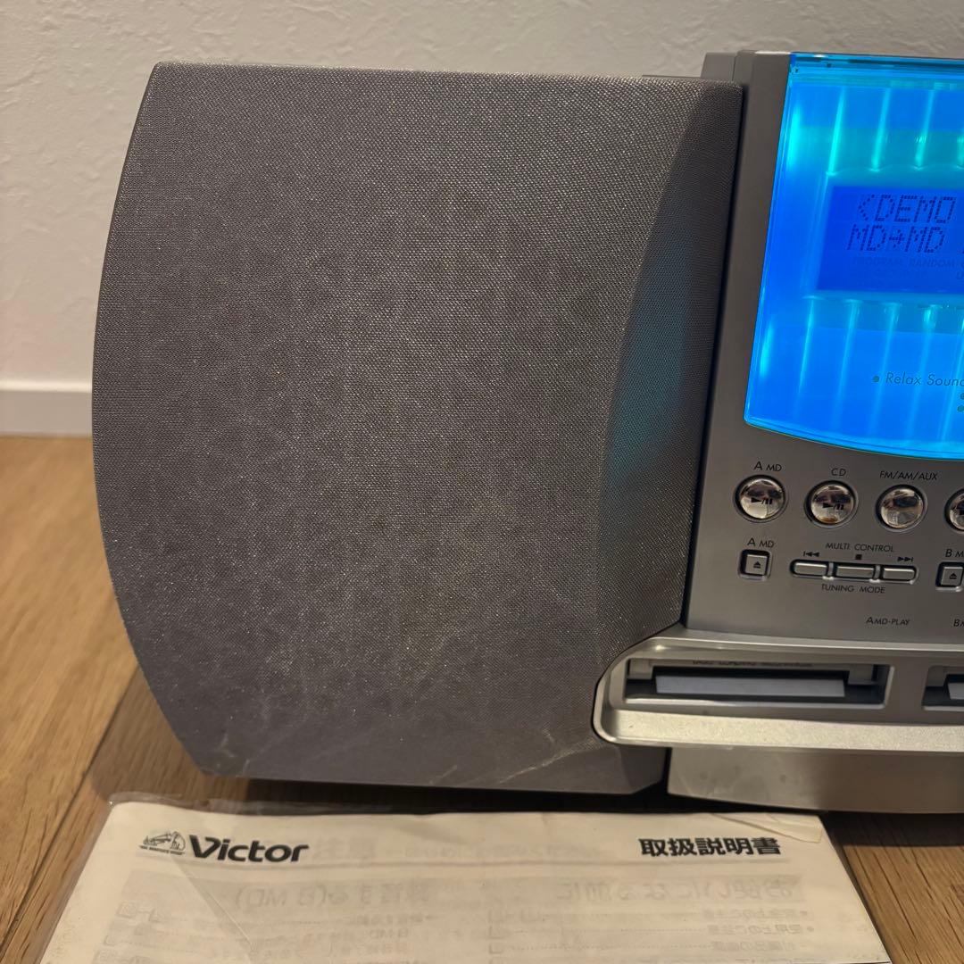 【美品】Victor NS-X77WMD コンパクトコンポーネントMDシステム