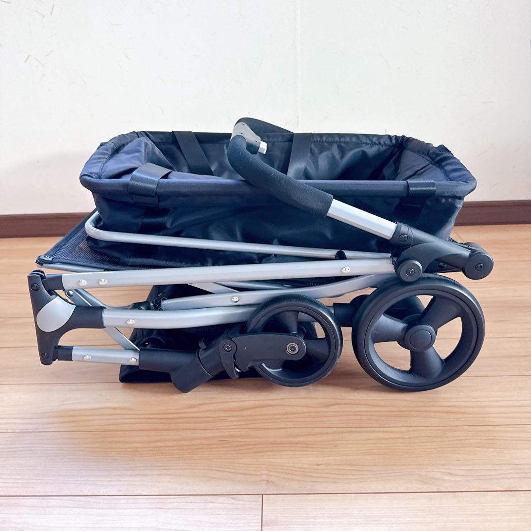 ECoCa エコカ ショッピングカート マイバッグ＋保冷バッグ付 ブラック