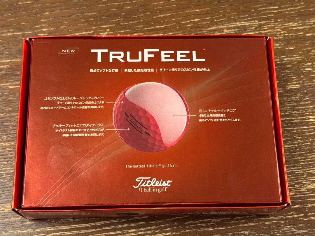Titleist TruFeel マットレッド 4ダースセット