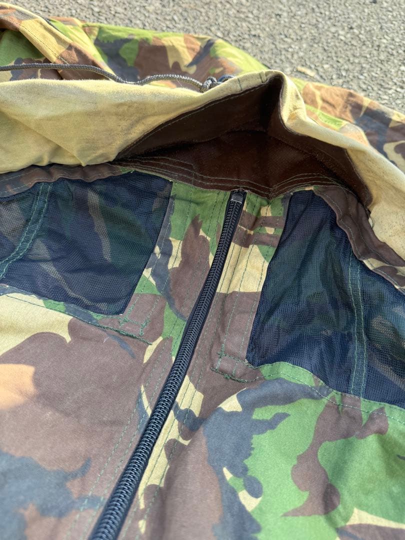 オランダ軍　ダッチアーミーテント②ＤＰＭ迷彩　補修跡有り