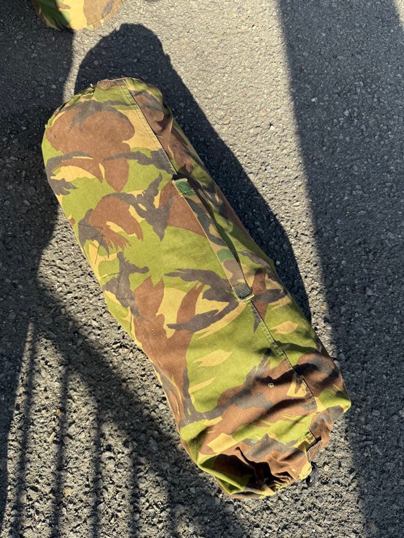 オランダ軍　ダッチアーミーテント②ＤＰＭ迷彩　補修跡有り