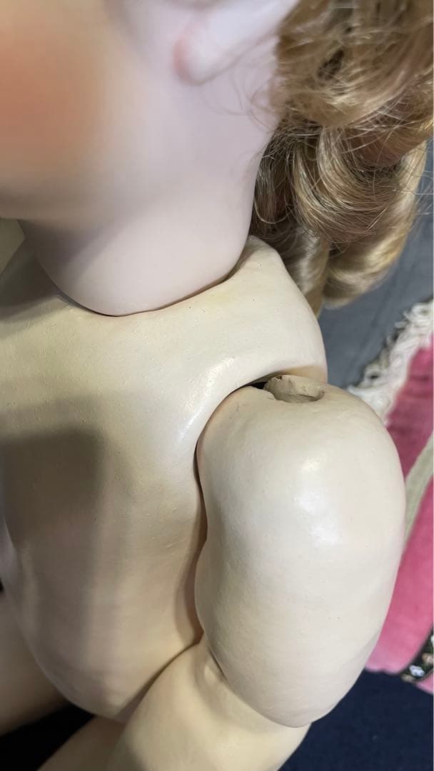 値下げ　ベベジュモー　ビスクドール　アンティークドール　Bebe jumeau