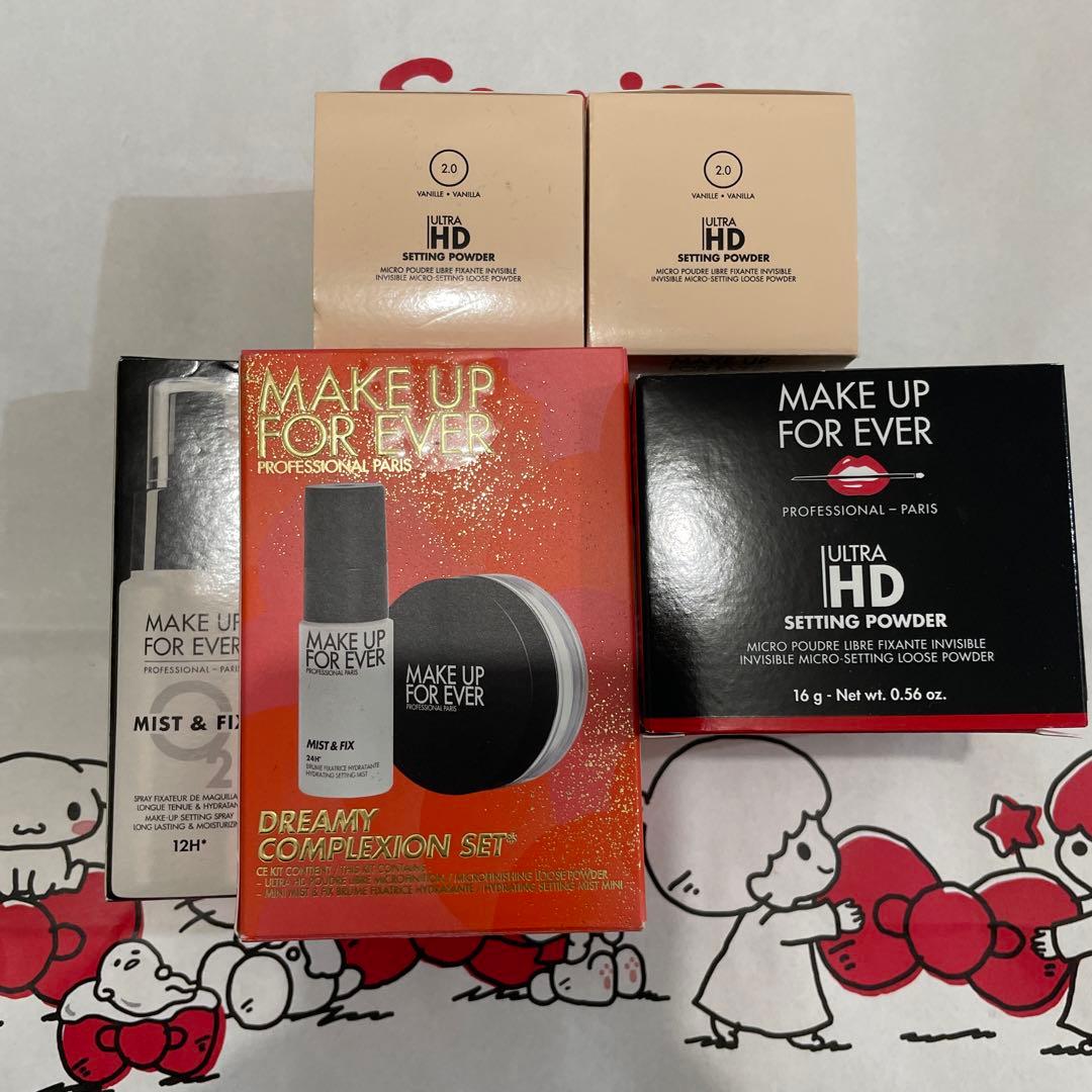 メイクアップフォーエバー保湿ローションミスト&フェイスパウダー