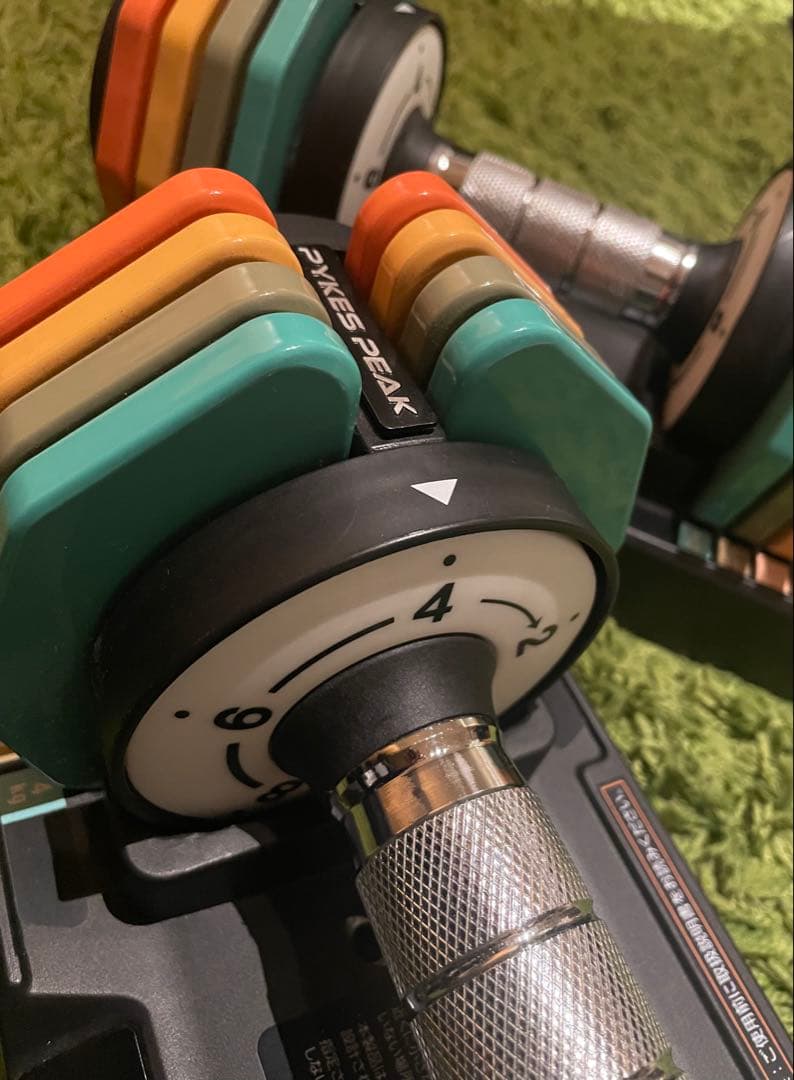 PYES PEAK 可変式ダンベル 10kg×2個セット