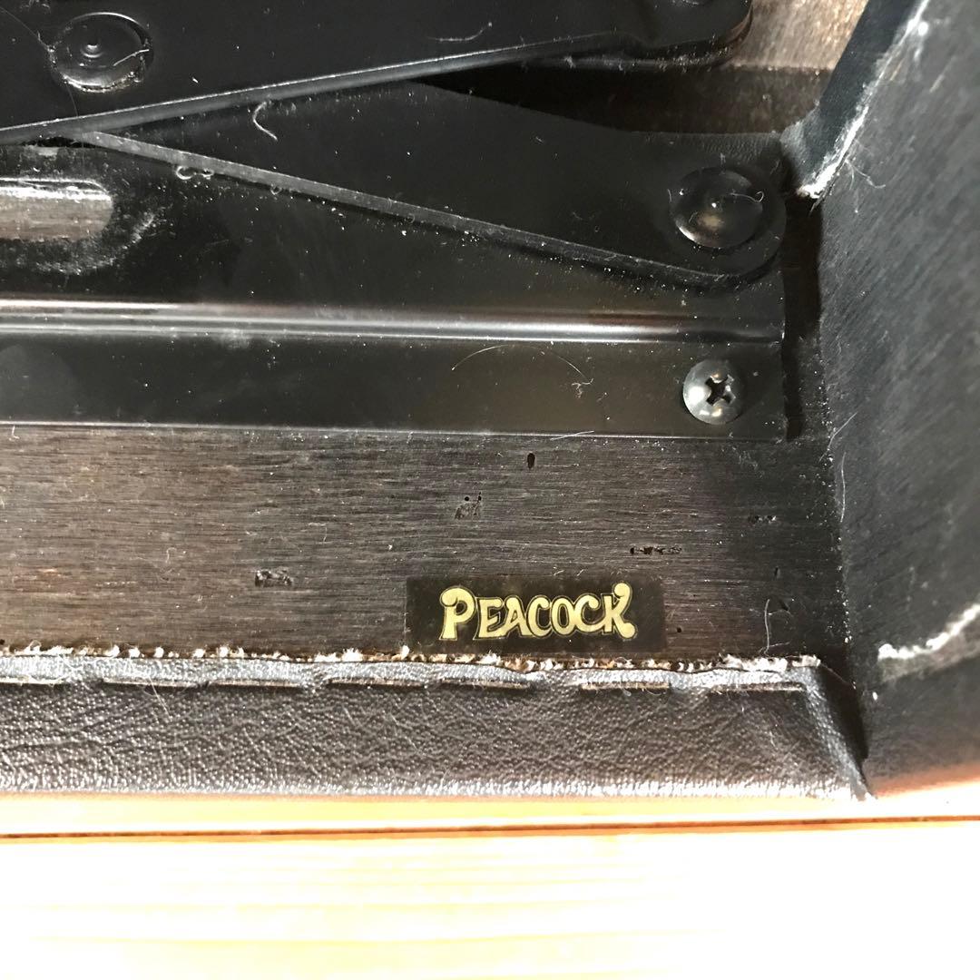 PEACOCKダブルペダル ピアノ補助ペダル ブラック