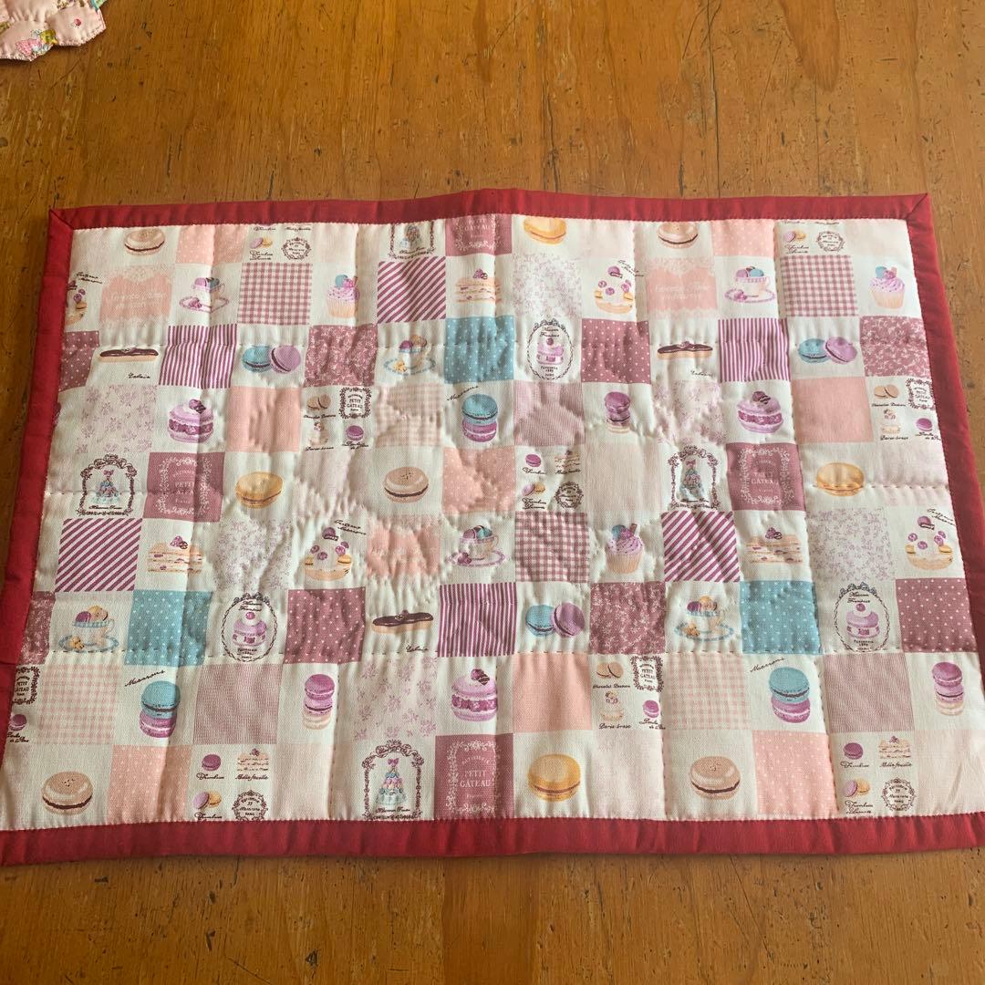 パッチワーク　スーちゃんマット3点