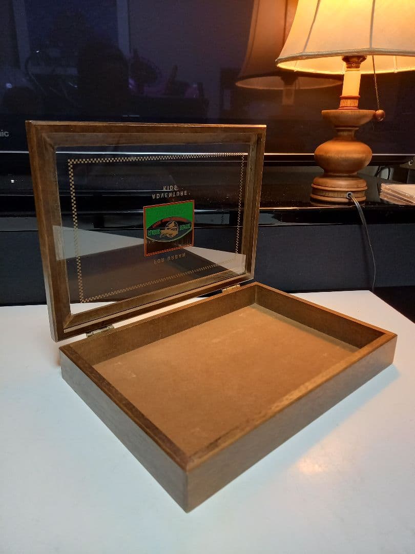 kat 様売約済　Stephen's ウッド　ショーケース　木製　硝子　木箱