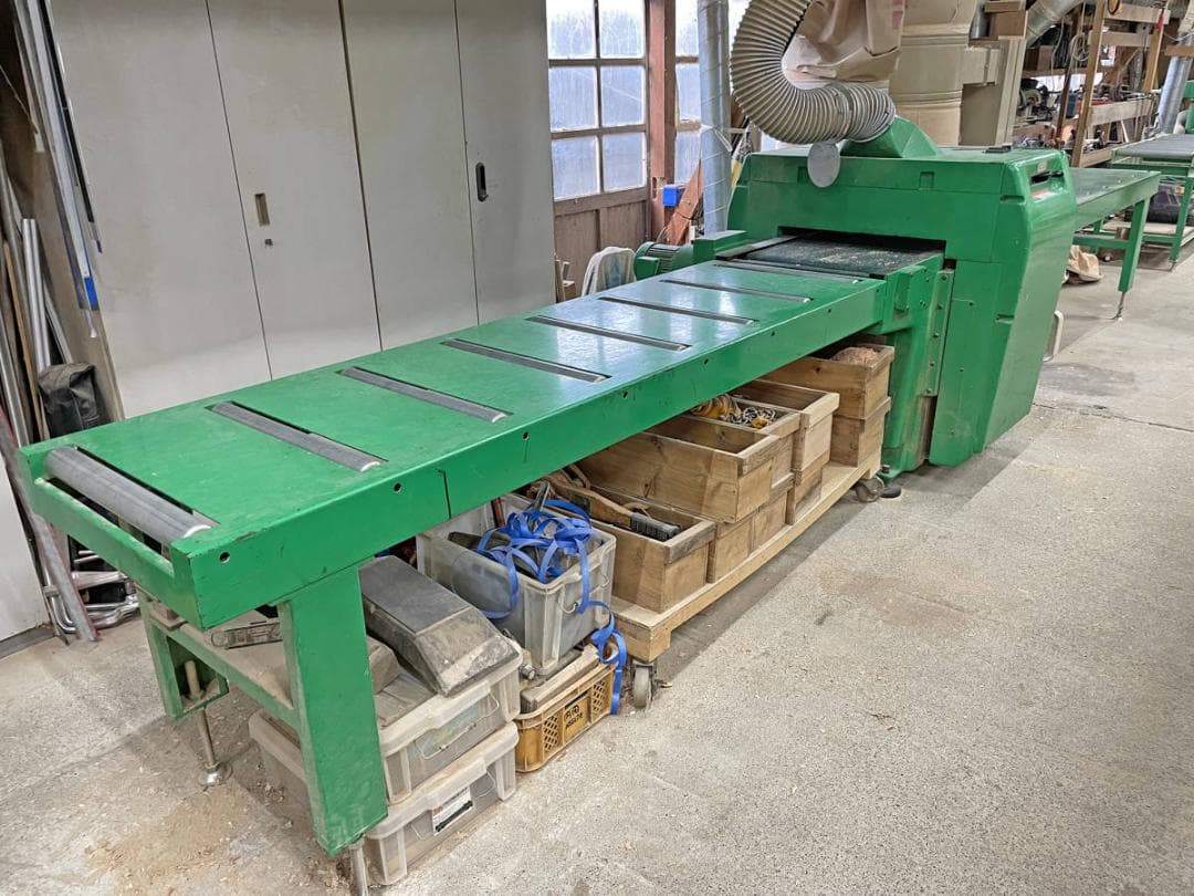 滋賀県発　ジャンク　定盤固定自動一面かんな盤       マキタ　ＴＭＫ