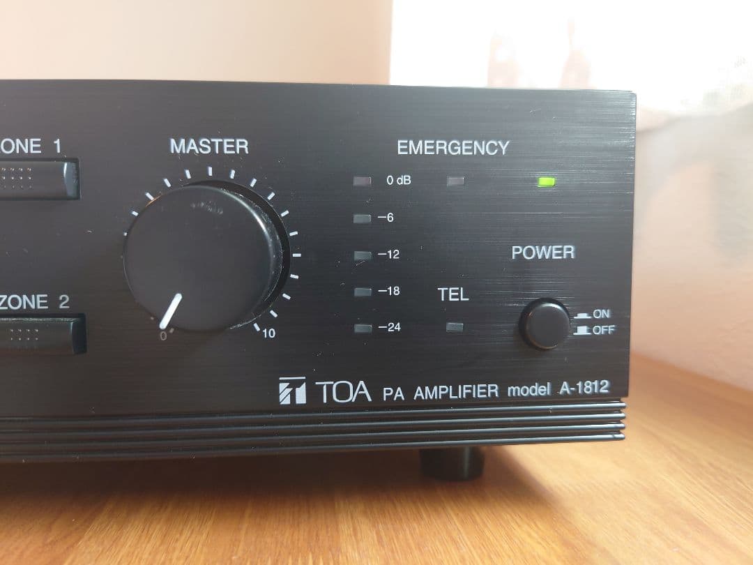 アンプ TOA PA AMPLIFIER model A-1812