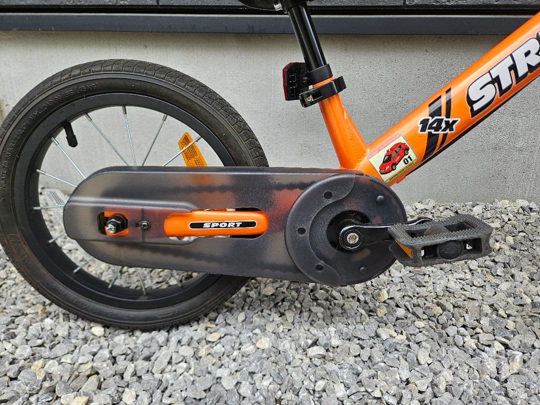 ストライダー 14x STRIDER サンシャインオレンジ(自転車カバー付)