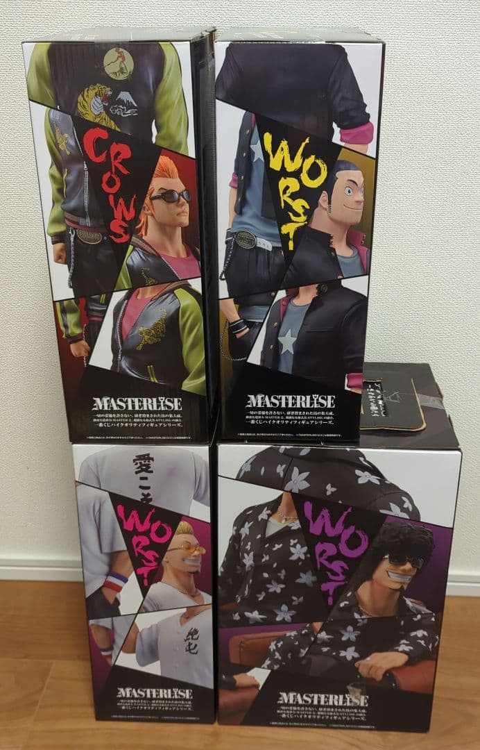 一番くじ　クローズ&WORSTさすらいの鴉　フィギュア　フルコンプセット