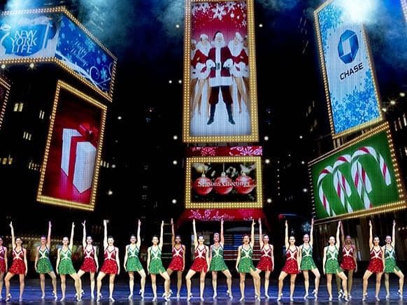 ニューヨークラジオシティクリスマススペクタキュラーカクテルグラス