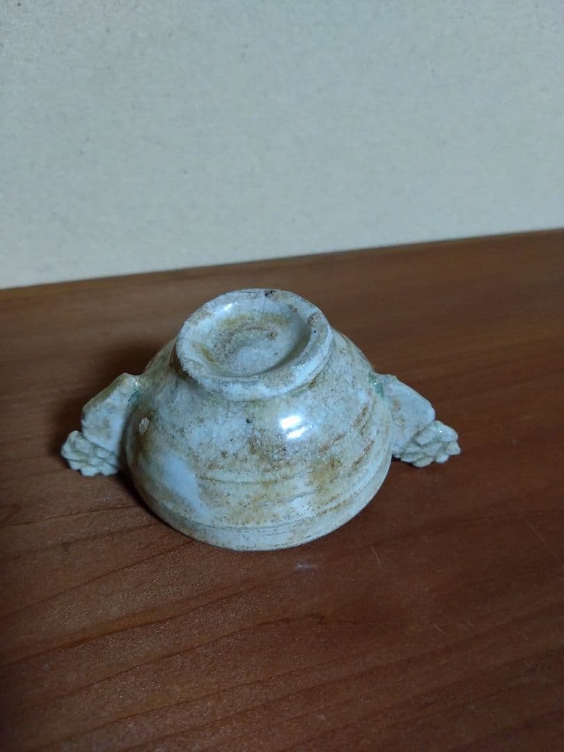 李朝 白磁    金海 耳盃