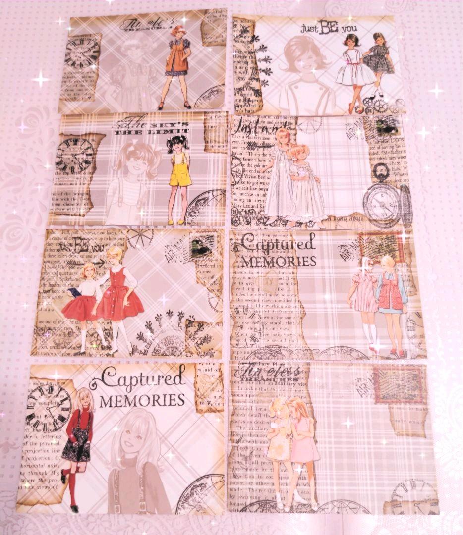 のり様♥ご確認用♥スーパーセール中♥新作ガーリーレトロガール♥バラメモ♯649