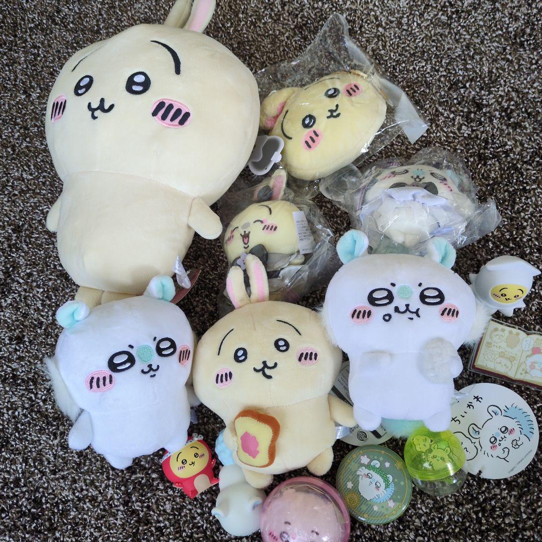 ちいかわぬいぐるみ、うさぎ、モモンガまとめ売り