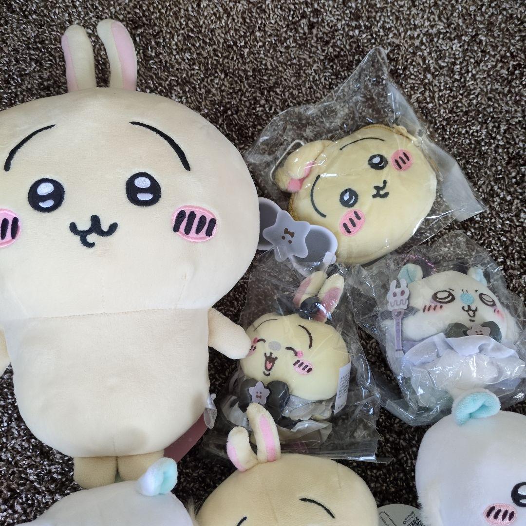 ちいかわぬいぐるみ、うさぎ、モモンガまとめ売り