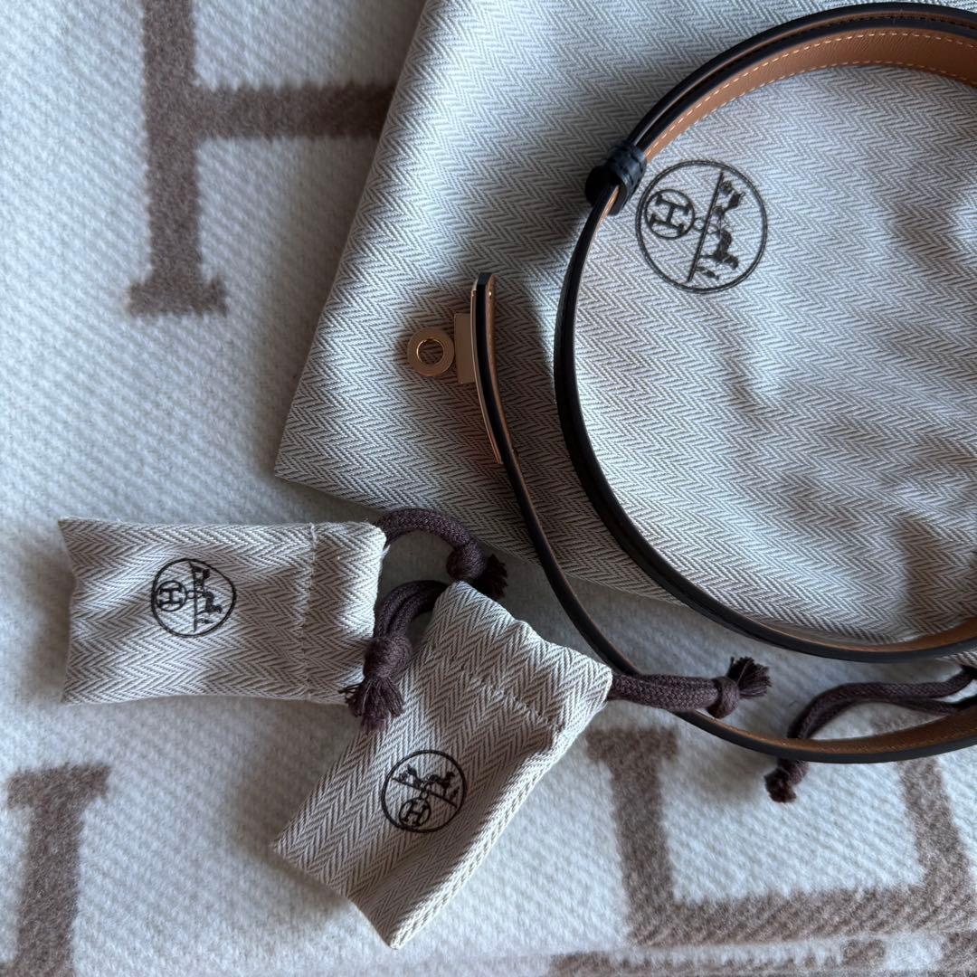 エルメス　ケリー　ベルト　ブラック　新品未使用