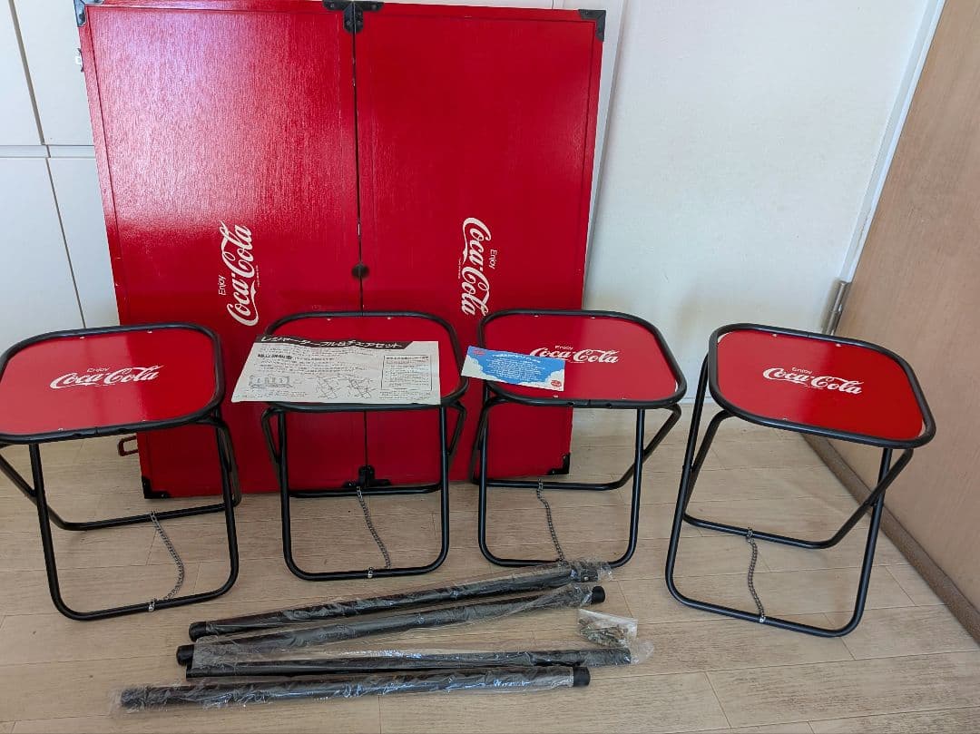！レア！非売品　コカ・コーラCoca-Cola　アウトドアテーブルチェアセット