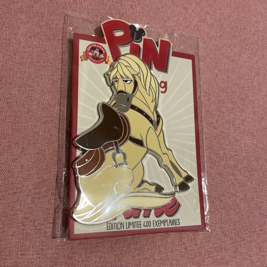 パリディズニー ラプンツェル　マキシマス ピントレタイム ピン　LE400