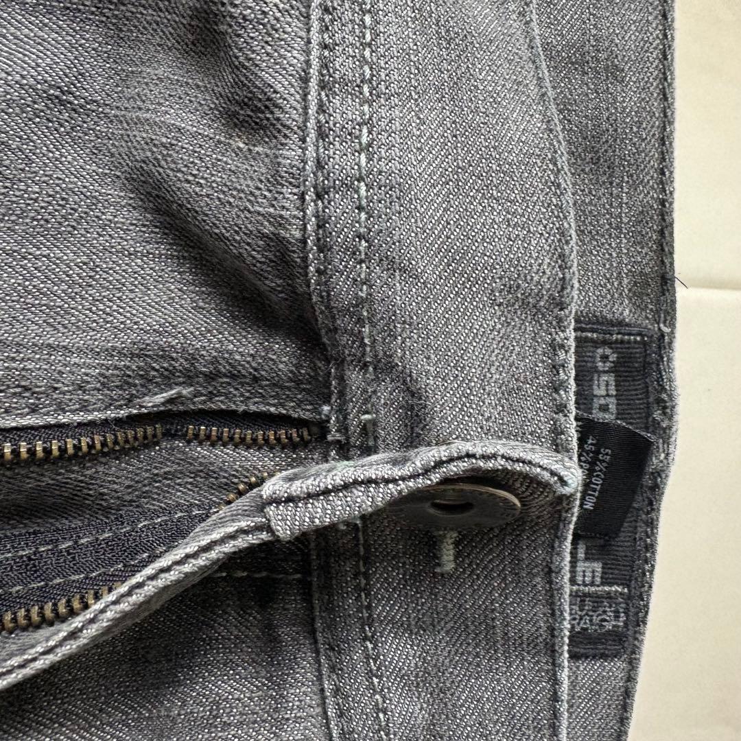 サウスポール フェード 超極太 オーバーサイズ ブラックデニム バギーパンツ