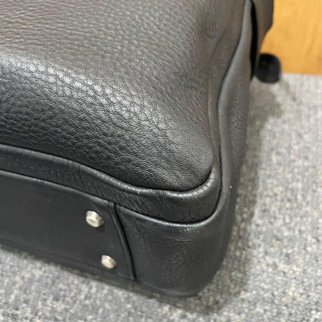 シボ革 ✨ ポーターウィズ 黒2way 3層 大容量A4オールレザー ビジネス