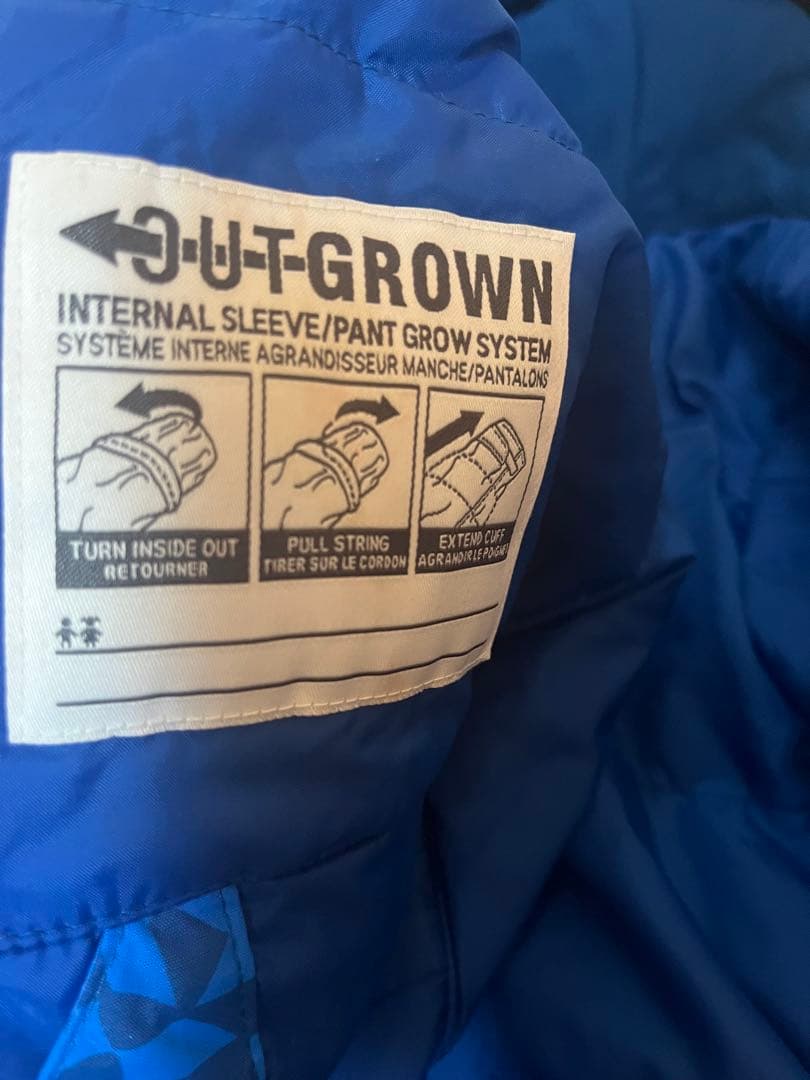 超美品　コロンビア　スキーウェア　キッズ　3T 幾何学柄