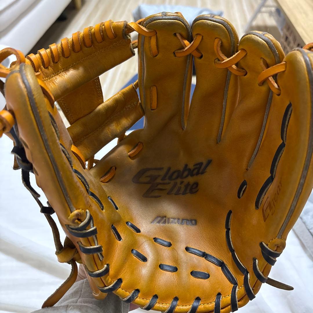 ミズノ　グローバルエリート　公式用内野手グローブ