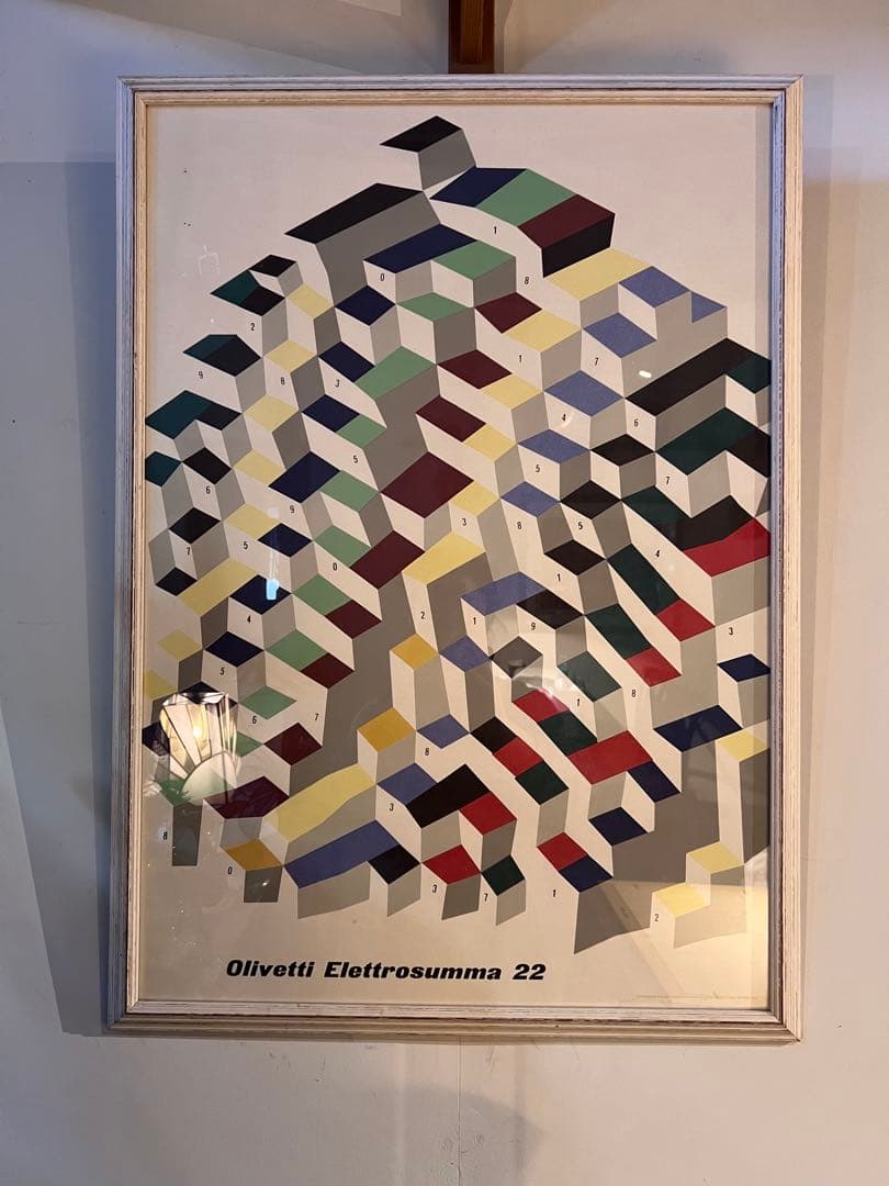 Olivetti Eletrosumma 22 ポスター額装　アートプリント