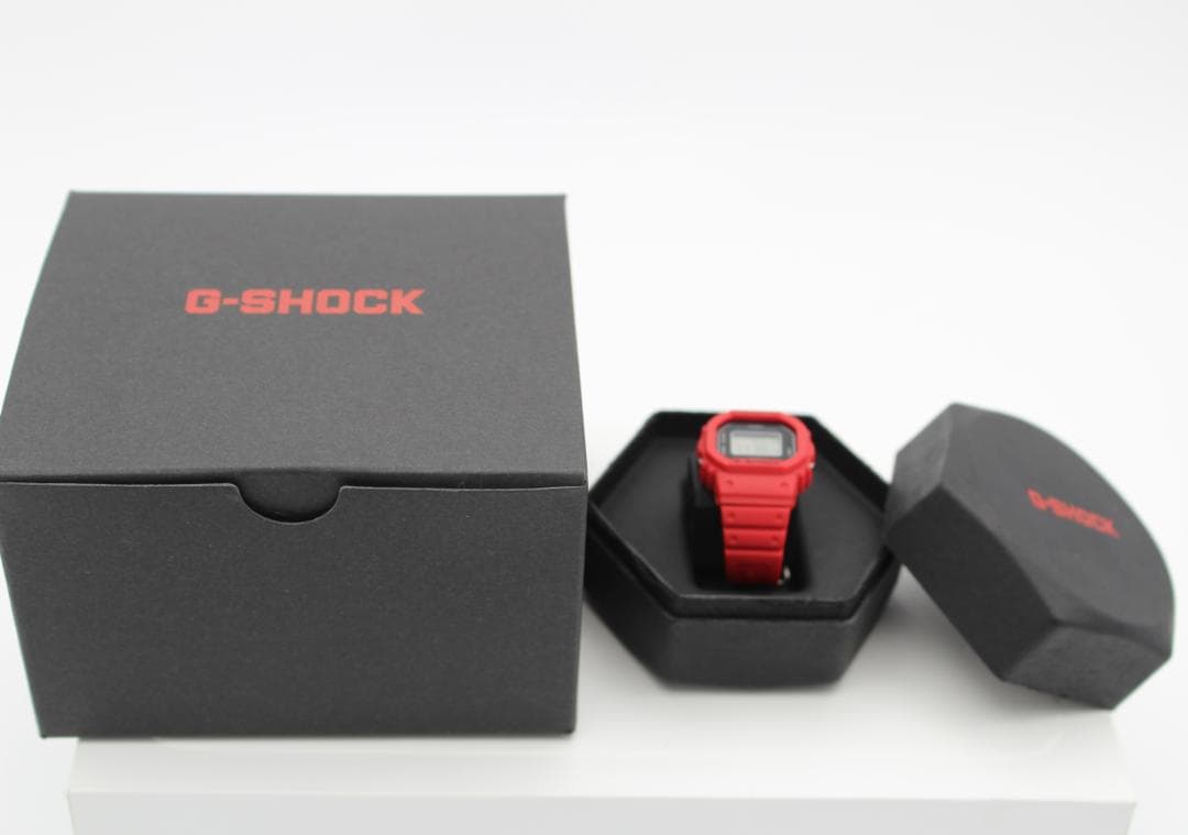 CASIO G-SHOCK DWN-5600-1JR リングウォッチ レッド