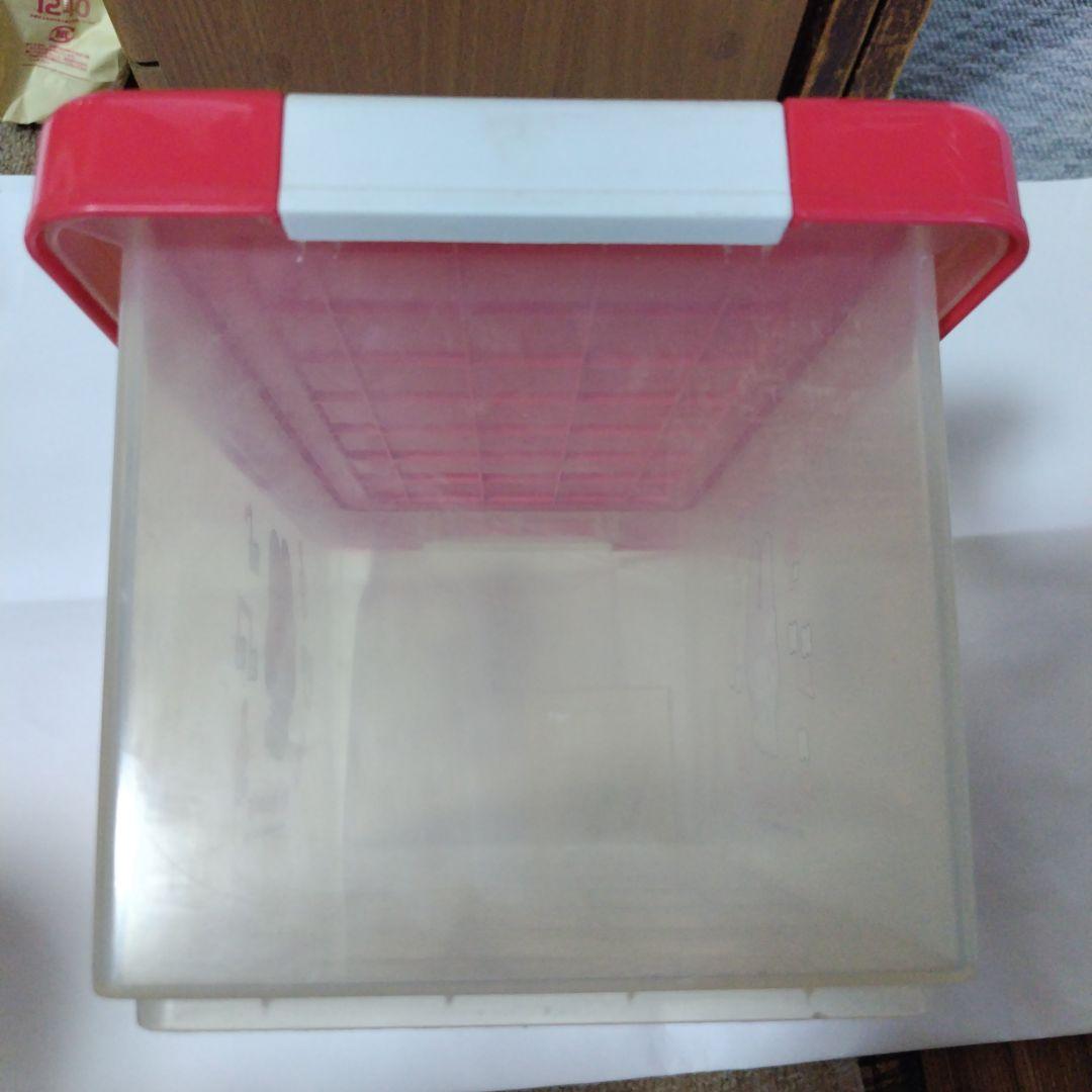 【最終値下げ】【激レア】マイメロディ　コンテナボックス　収納　赤メロ　平成レトロ