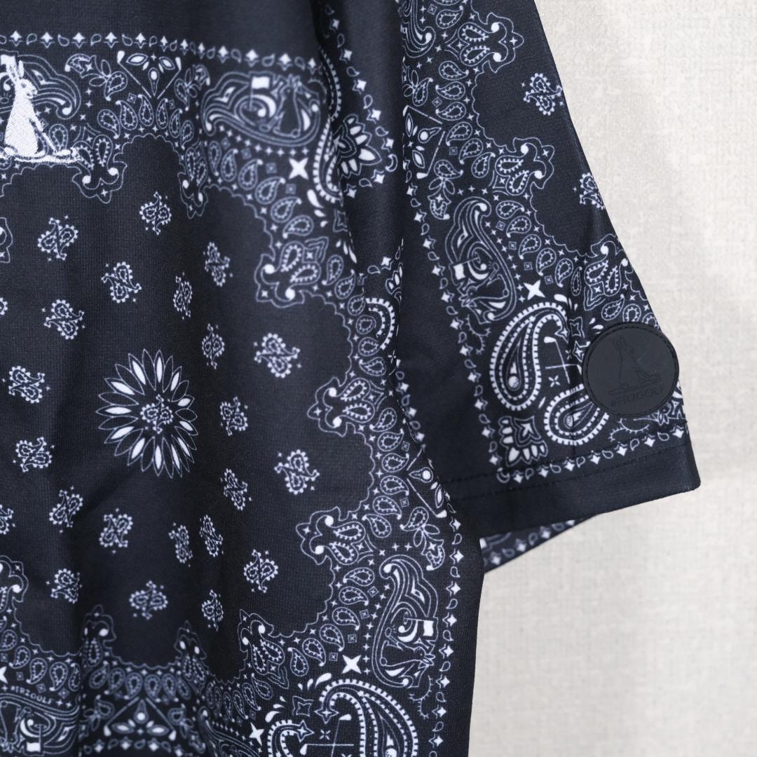 FR2GOLF 店舗限定 ペイズリー ポロシャツ BLACK