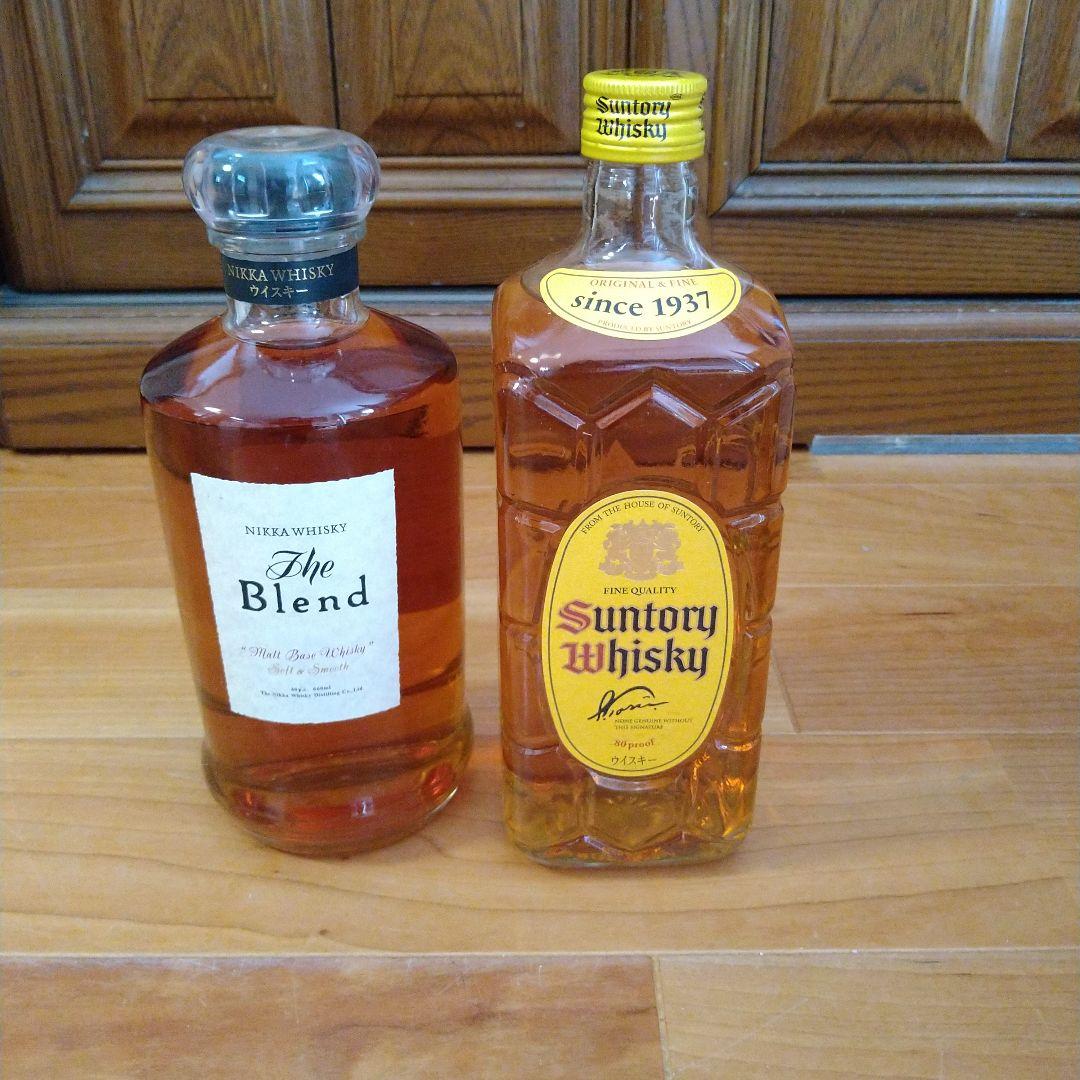 ニッカウィスキーブレンド丸瓶 & サントリーウィスキー角瓶