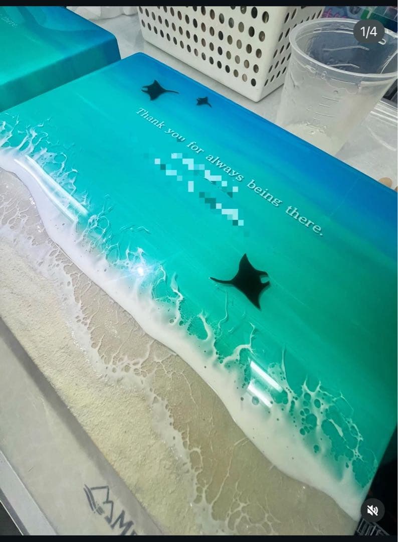 【YMGさん専用】レジンアート／海アート／オーダー／ナチュラルサンド