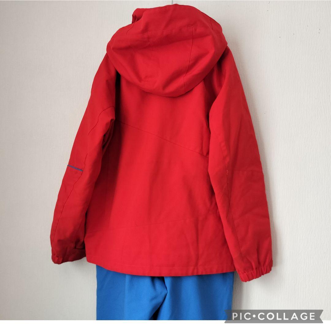 美品　PHENIX デモモデル スキーウェア上下 150 ジュニア 男の子 赤青