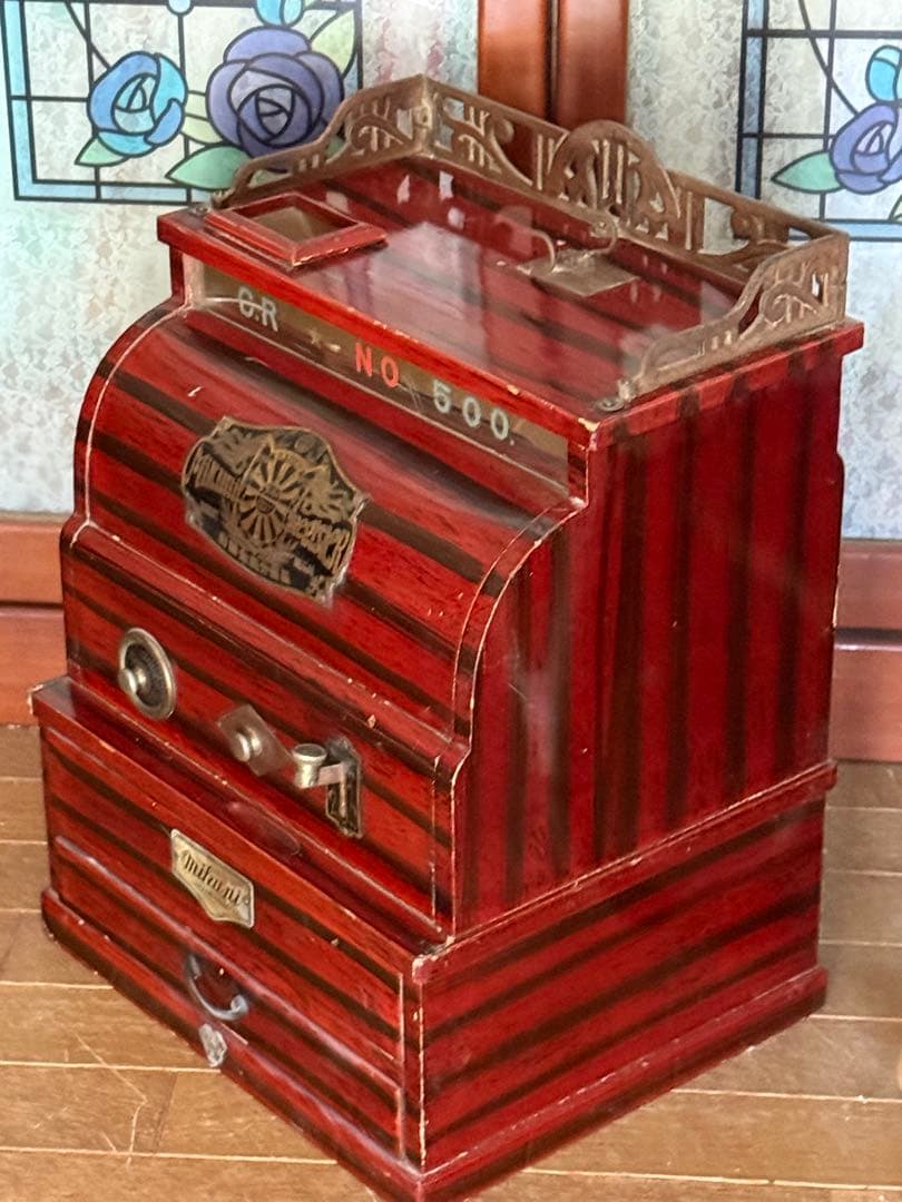 こうぴアンティークレジスター自動金銭分類器 レア MIKUNI 貯金箱