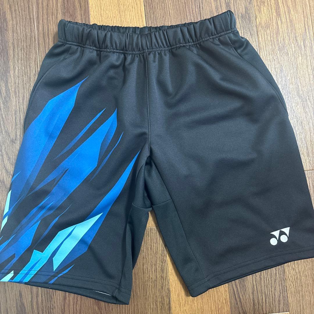 YONEX バドミントンパンツ Mサイズ ブラック/ブルー