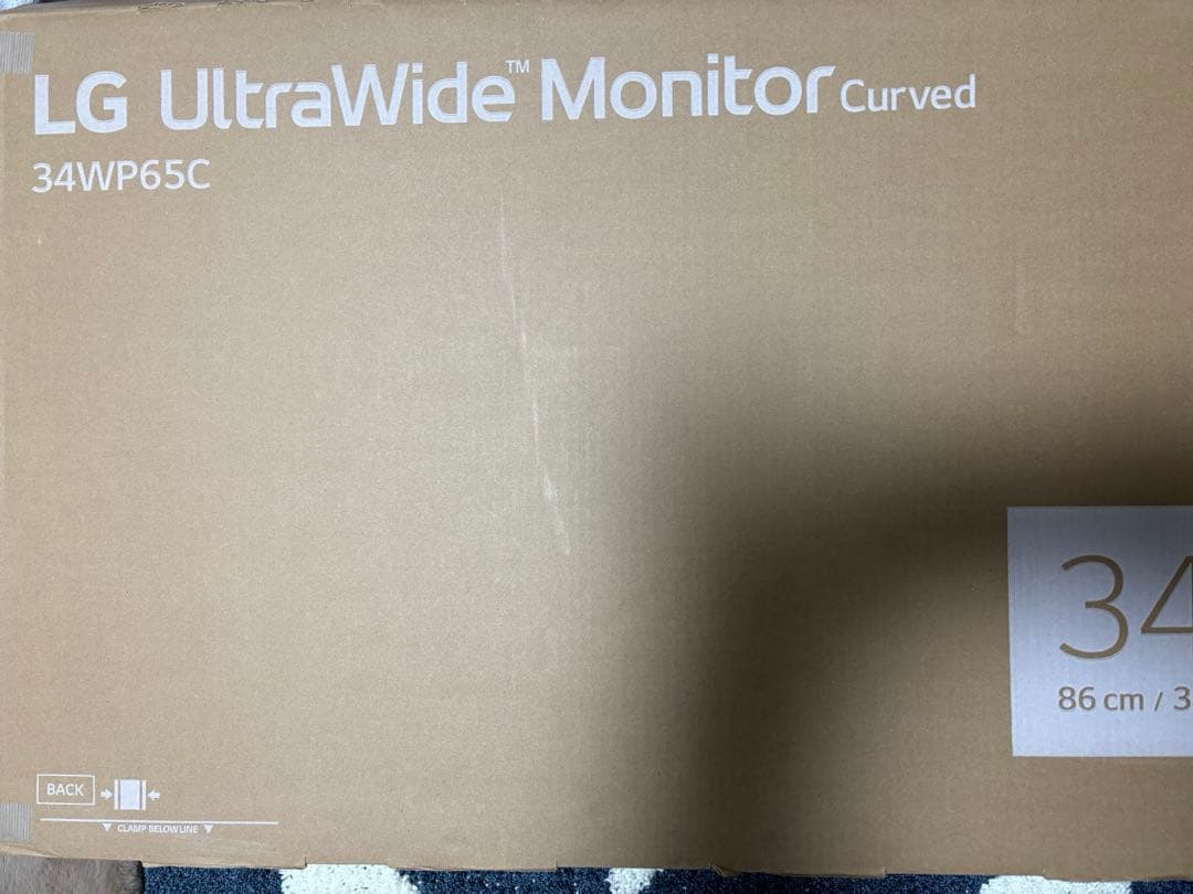 LG 34WP65C ウルトラワイドモニター