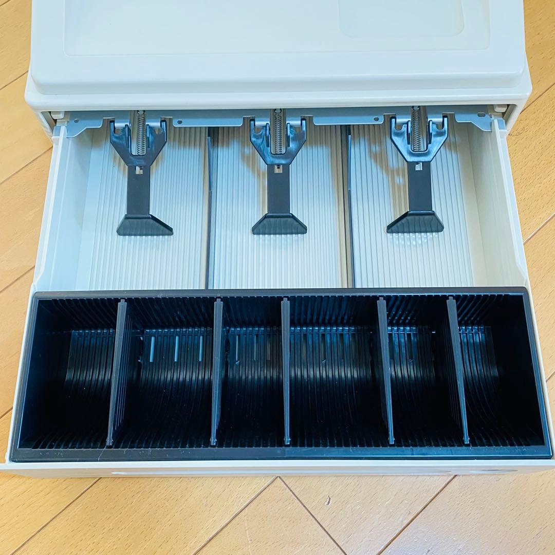 【美品】SHARP シャープ レジスター XE-A147 ホワイト 中古 現状品