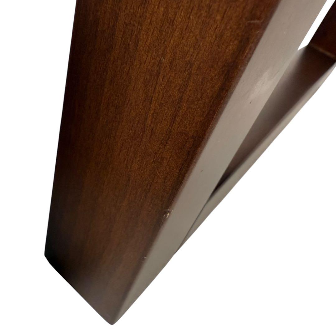 HR630 スツール　シギヤマ家具　オットマン　木製ブラック　合皮