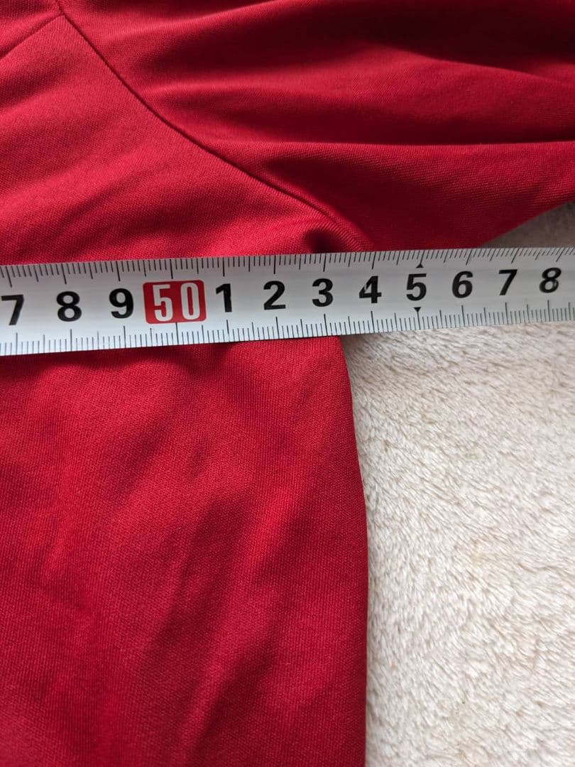 adidas DBU 赤 長袖シャツ