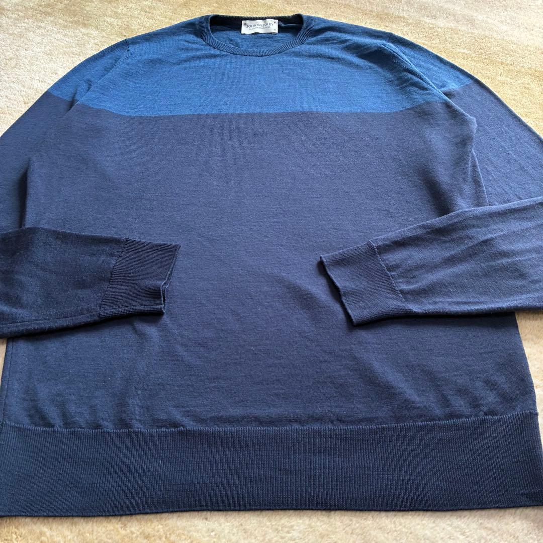 【極美品】 JOHNSMEDLEY ハイゲージ ニット M クルーネック