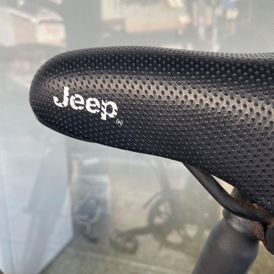 ミニベロ　Jeep ジープ　折りたたみ　自転車　JE-206G オリーブ色