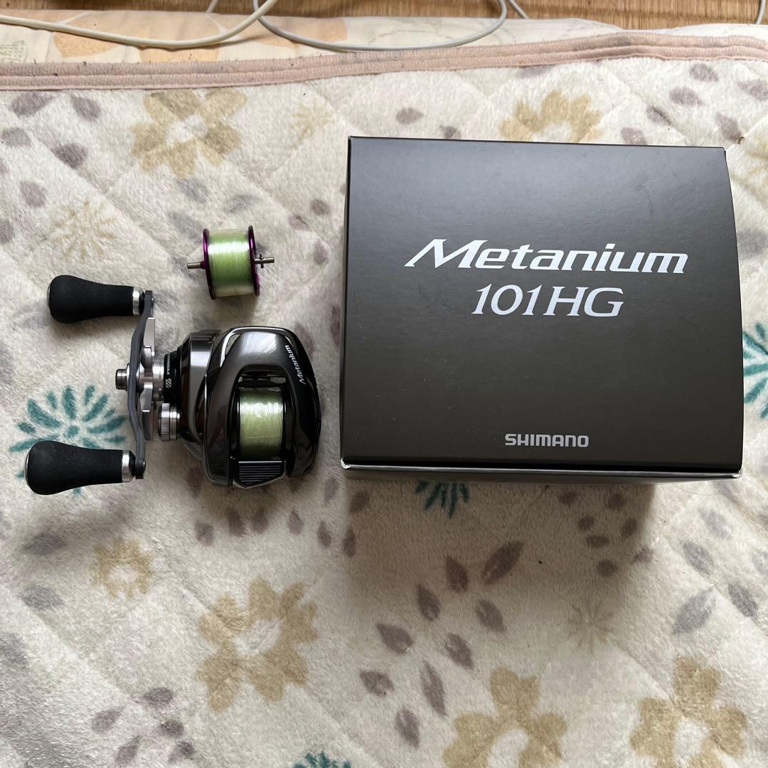 シマノ メタニウム101HG KTFネオスプール付き