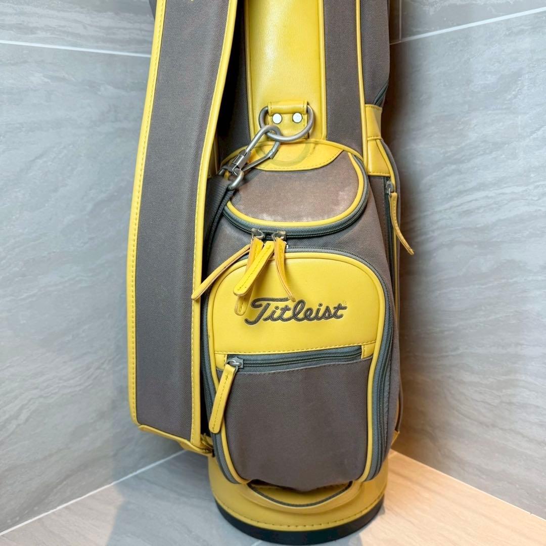 タイトリスト　帆布生地　キャディバッグ