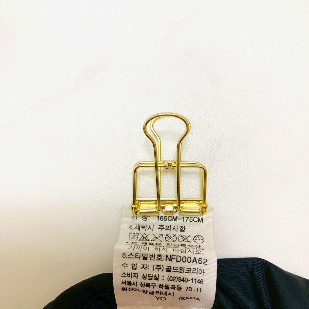 定番　ノースフェイス　ヌプシ　ダウンジャケット　 ブラック　韓国　メンズМサイズ